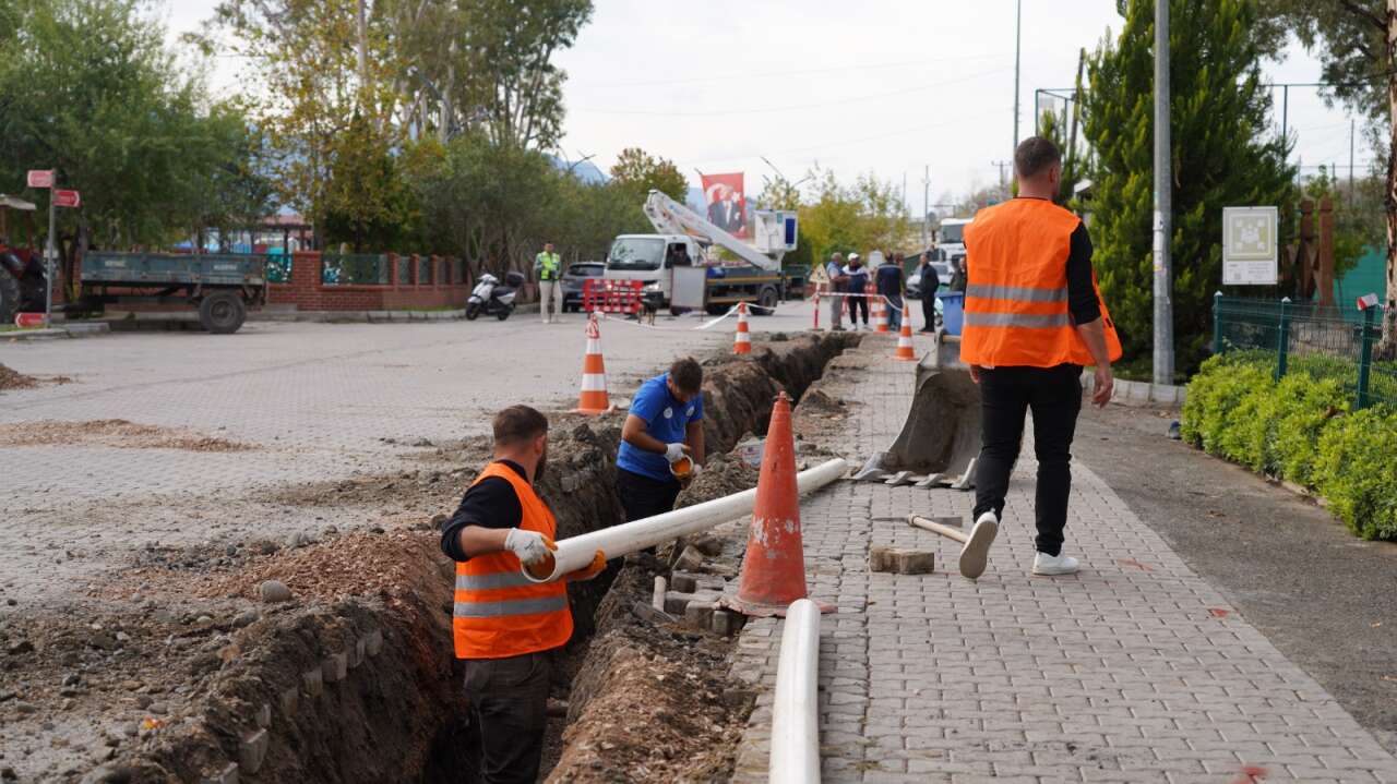 MUSKİ, Köyceğiz Merkezinde İçme Suyu Hatlarını Yeniliyor 3